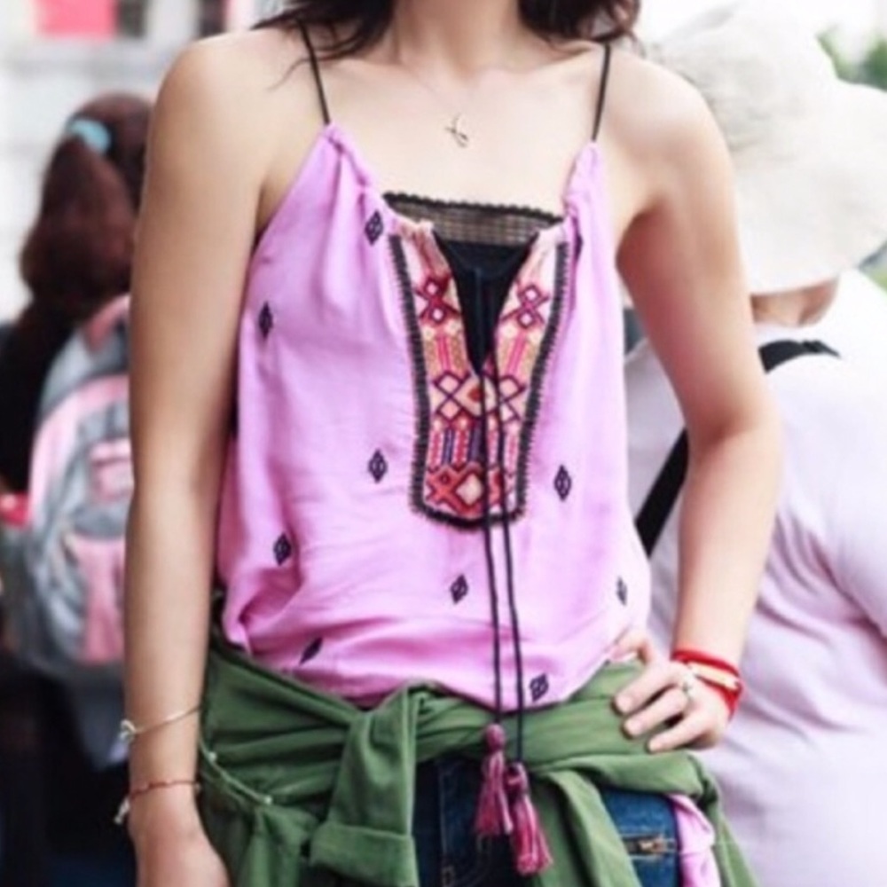Anthropologie Vanessa Virginia Anayet Beaded Top S - Picture 1 of 4
